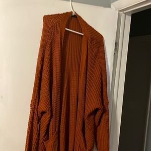 Burnt Orange slouchy cardigan